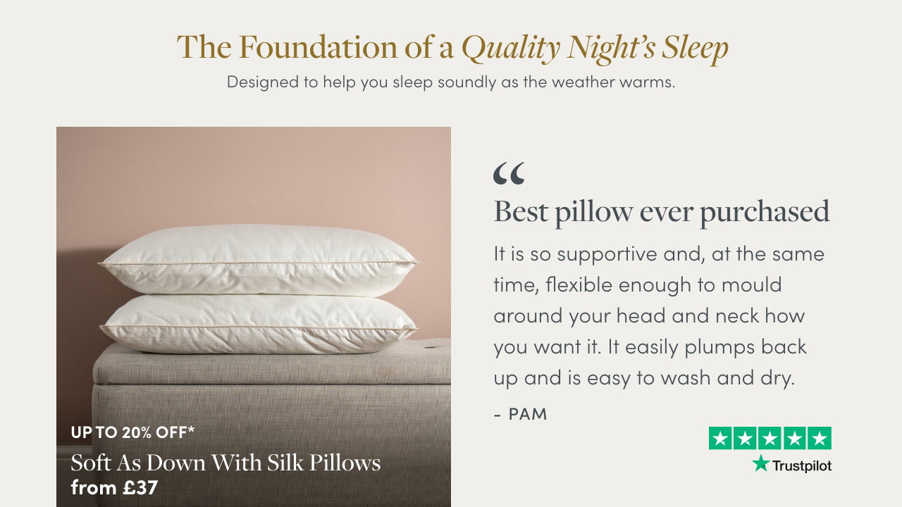 Soft As Down With Silk Pillows