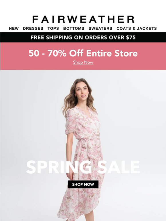 🌷 Spring Sale On Now