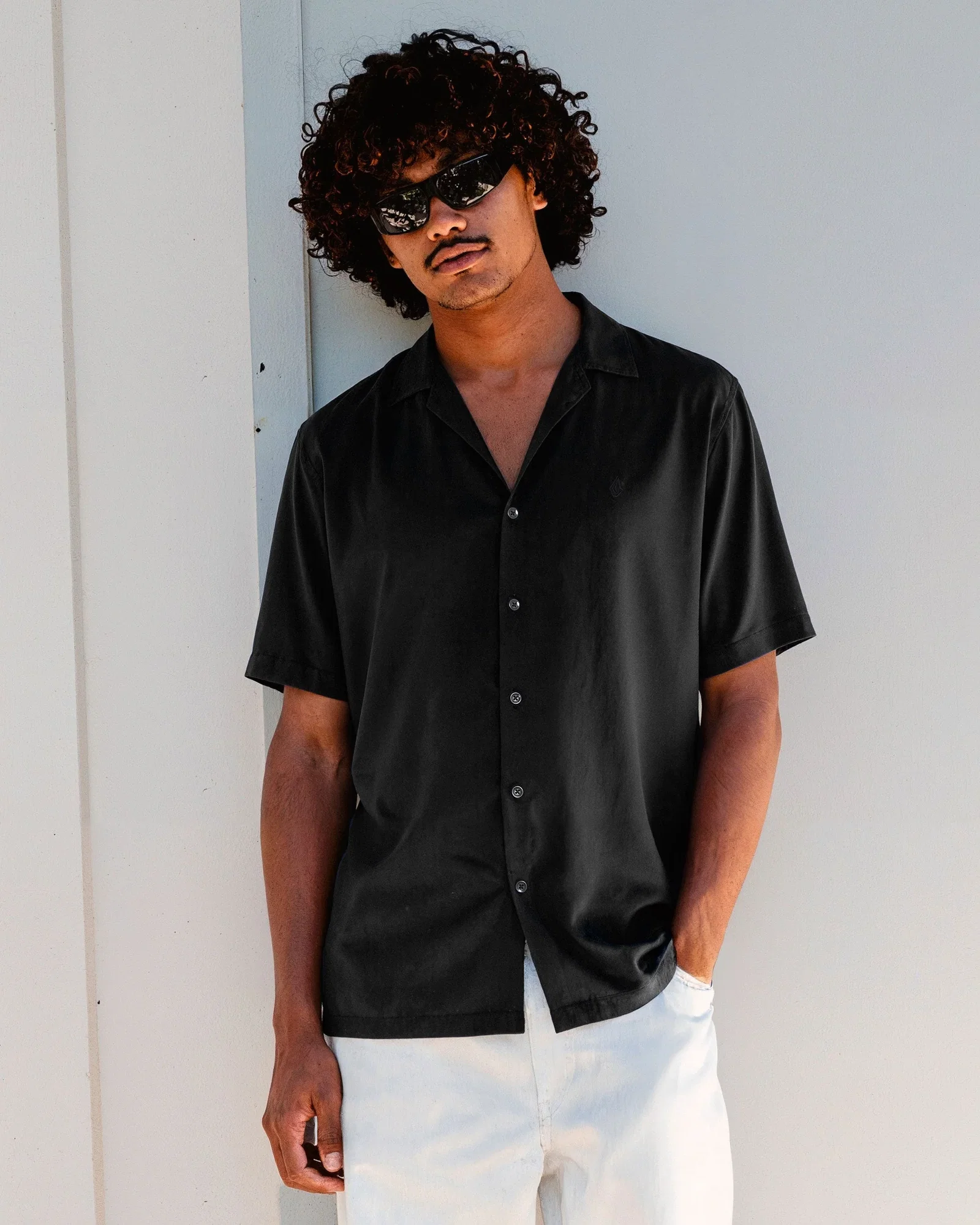 Image of Camisa Single Stone - Gloss Black