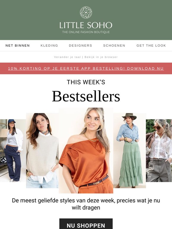 Bestsellers: de favorieten van dit moment 😍