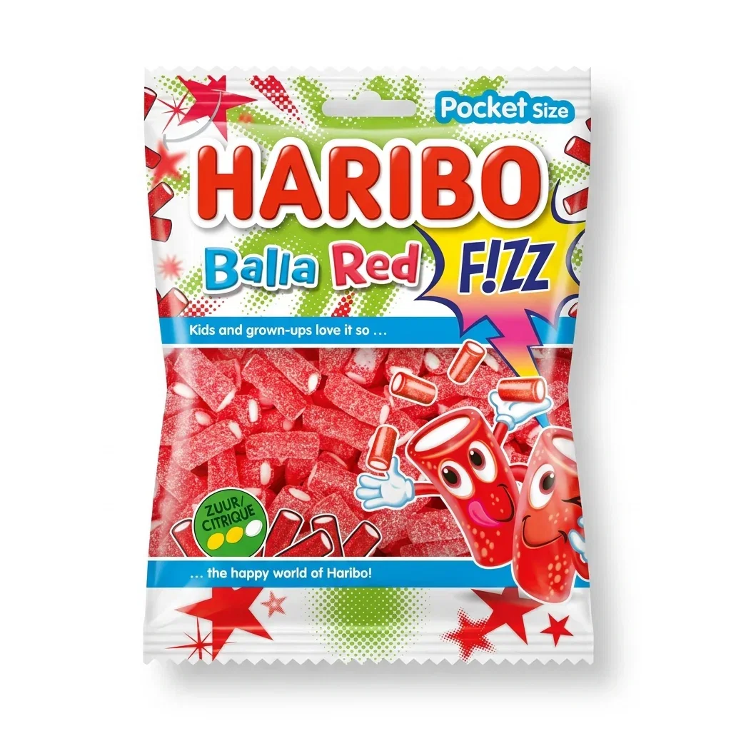 Haribo Balla Red Fizz
