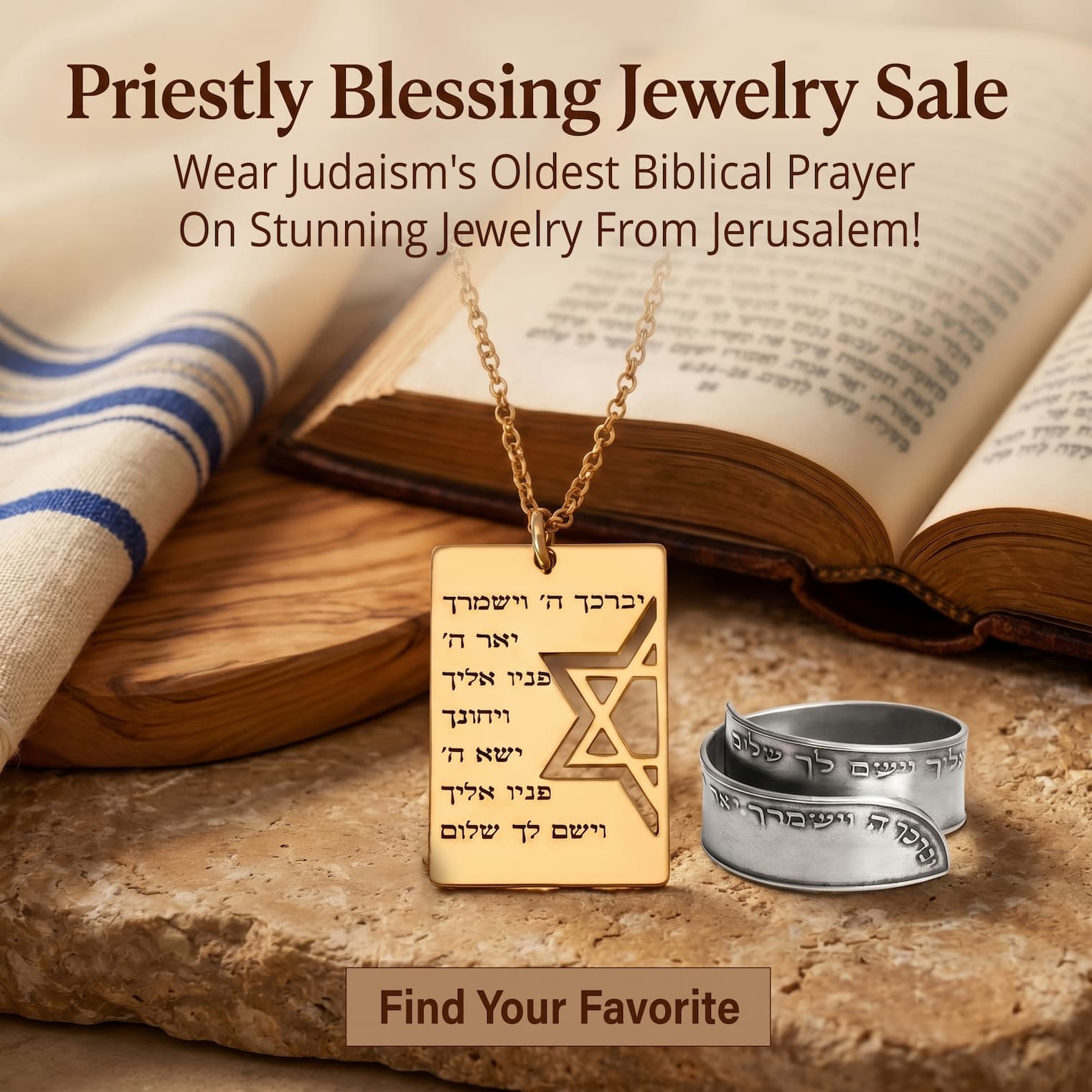 Priestly Blessing Jewelry Sale