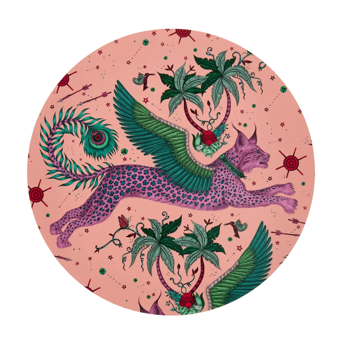 Image of Lynx Round Placemat