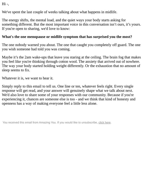 A quick question for you?