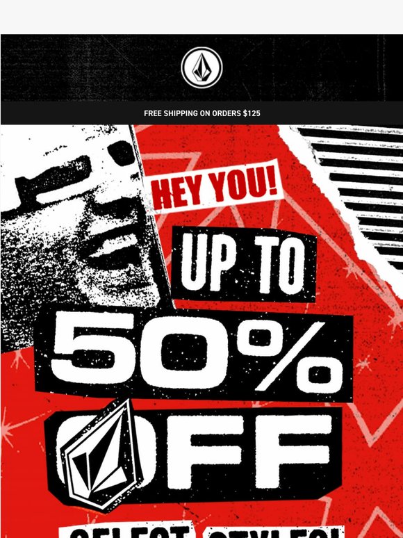 HEY YOU! SALE STARTS NOW!