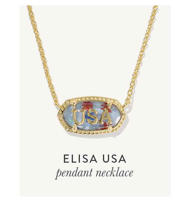 Elisa USA pendant necklace