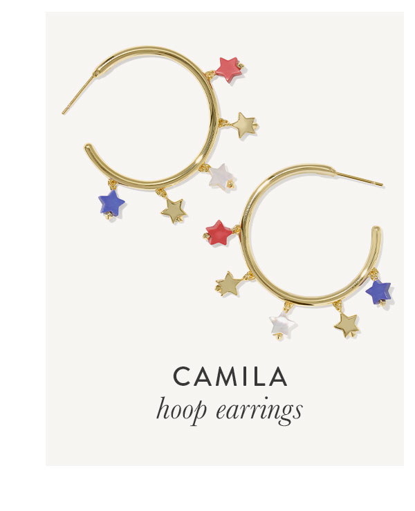 Camila hoop earrings