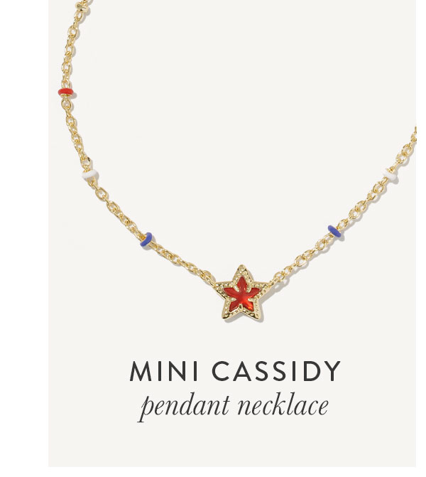 Mini Cassidy pendant necklace