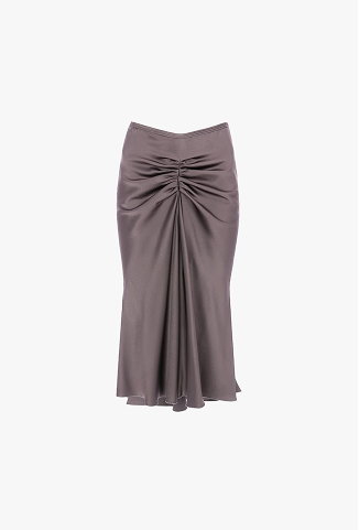 Bela Midi Skirt In Ore