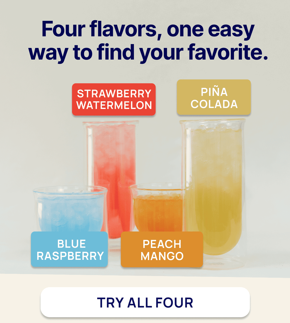 Try all four