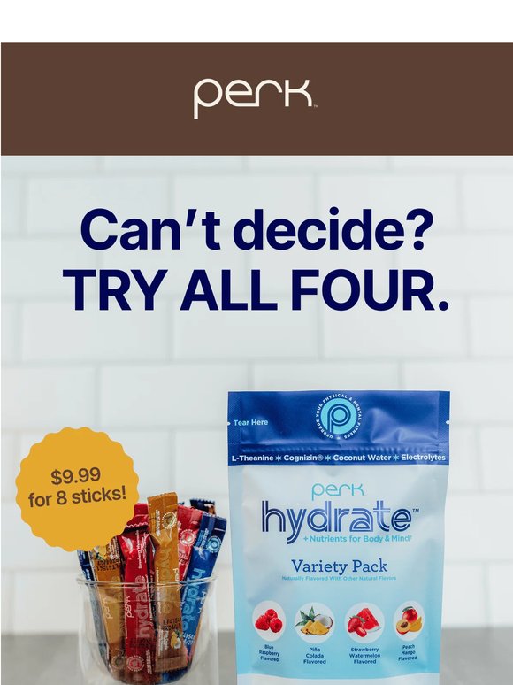Hydrate just got a lot easier to try! 💧