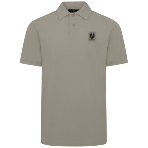 Belstaff Logo Polo Shirt - Dark Sand