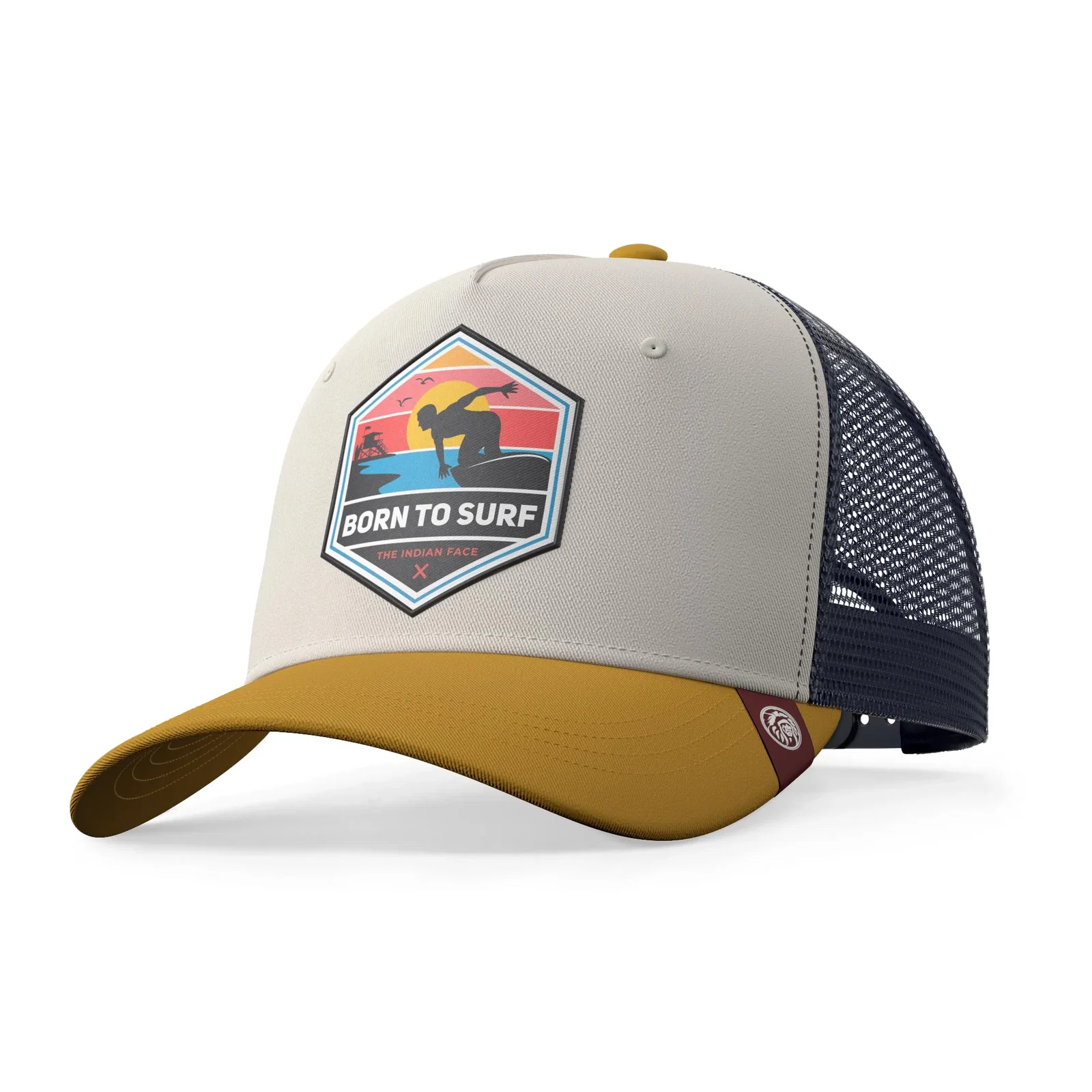 Image of Born to Surf Brown / Blue / Yellow