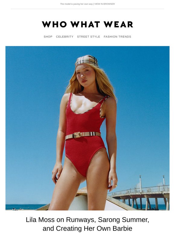 Our shoot with Lila Moss is summer wardrobe goals