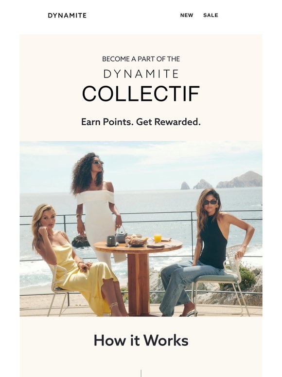 Babe, Earn Rewards With Dynamite Collectif