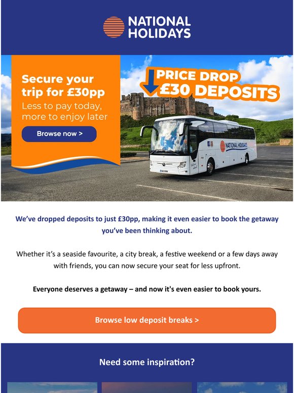 Low deposits are here!