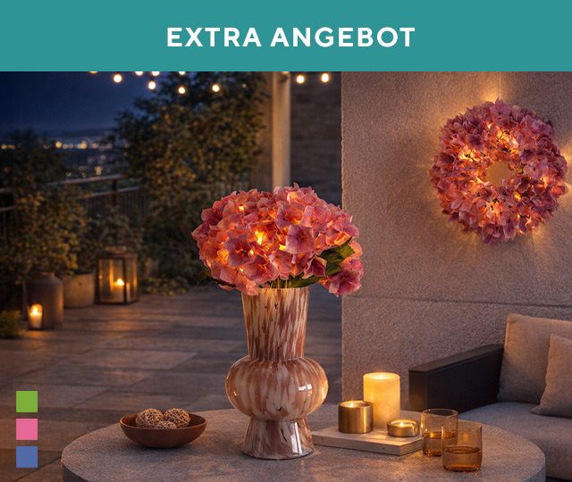 Extra-Angebot: 783650 LUMIDA Flora künstl. Hortensien