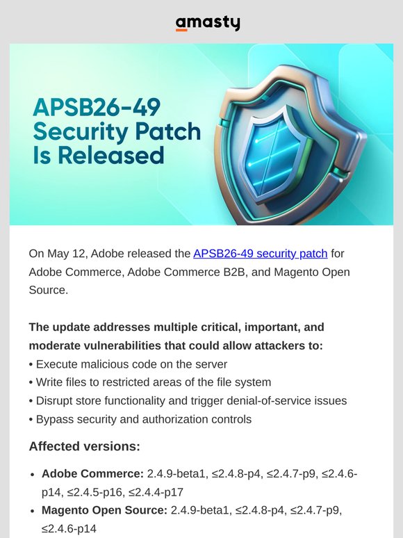 Protect Your Store: APSB26-49 Security Patch for Magento Is Released