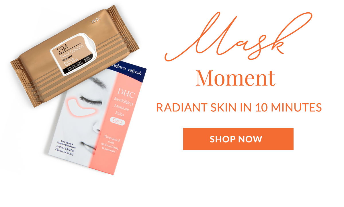 Masks for radiant skin in just 10 minutes