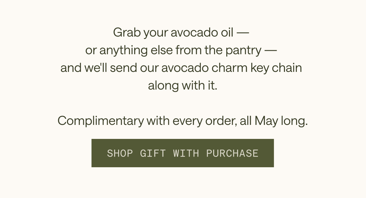 get a free avocado keychain with every order