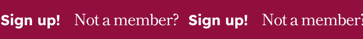 Not a Member? Sign Up Today and Unlock Your Offer