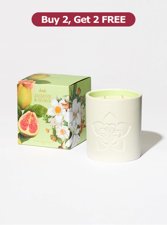 Jasmine & Guava Soy Blend Scented Ceramic Candle 300g