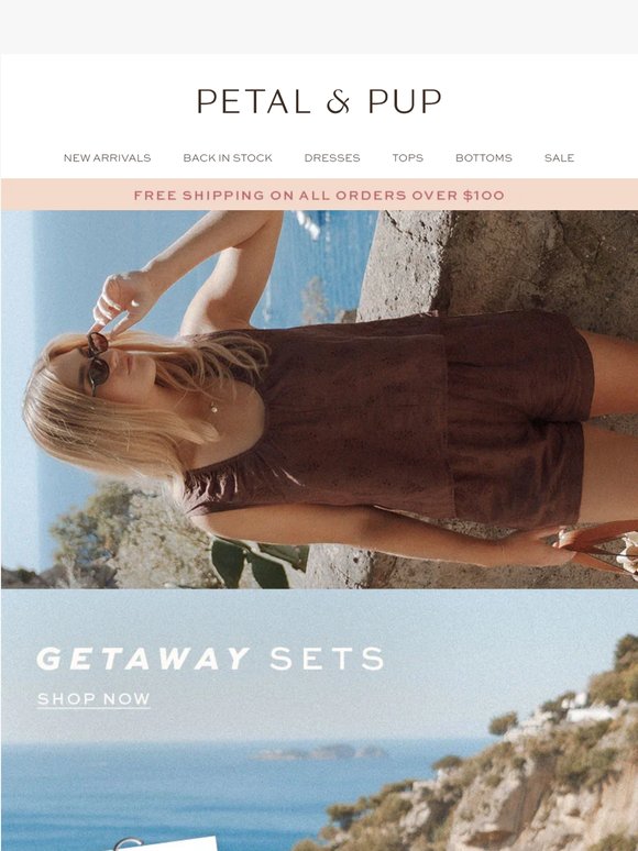THE $99 SETS THAT LOVE TO TRAVEL