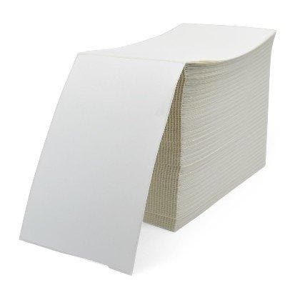 Image of 4" x 6"  Thermal Transfer Paper Label;  Fanfolded;  Perforated;  4,000 Labels/case