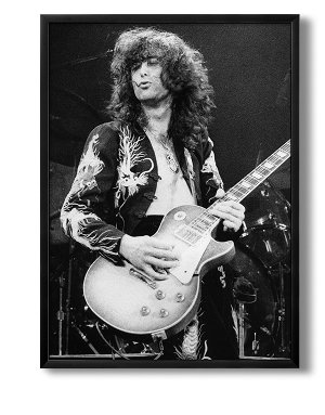 Led Zeppelin - Jimmy Page - Earls Court 1975 Poster
