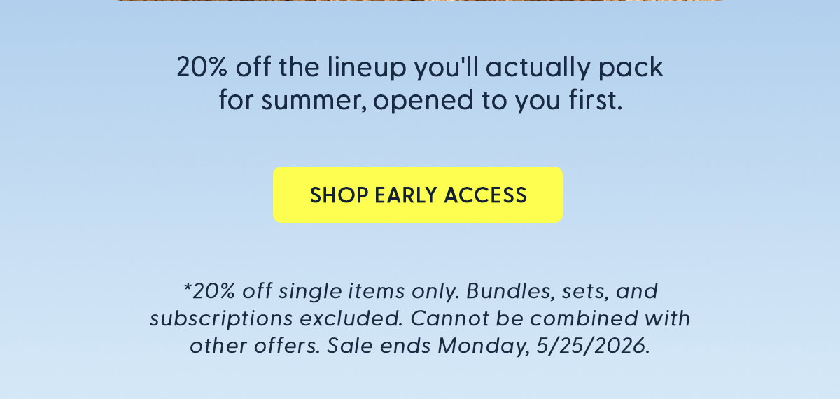 Shop Early Access