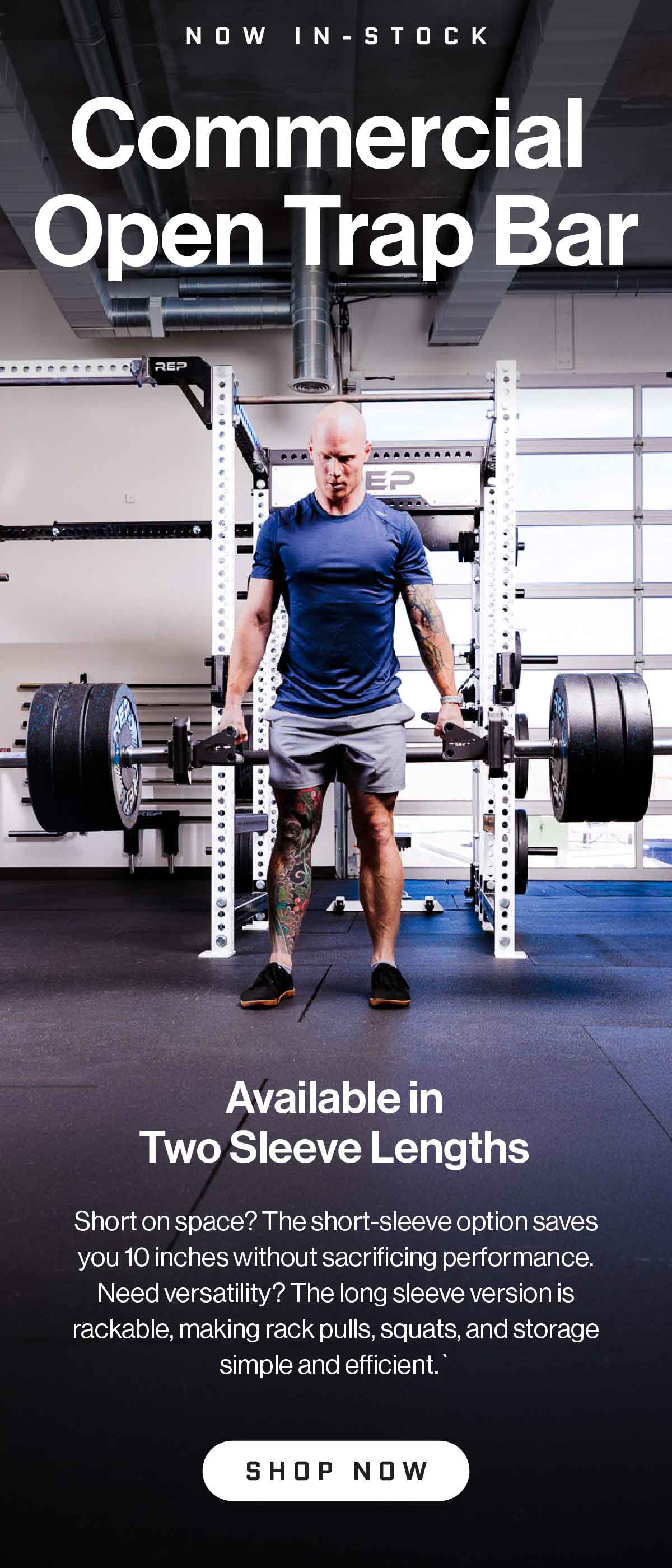 Introducing the Fixed Handle Open Trap Bar