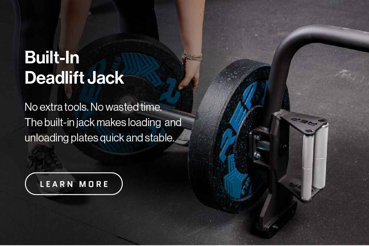 Built-in deadlift jack