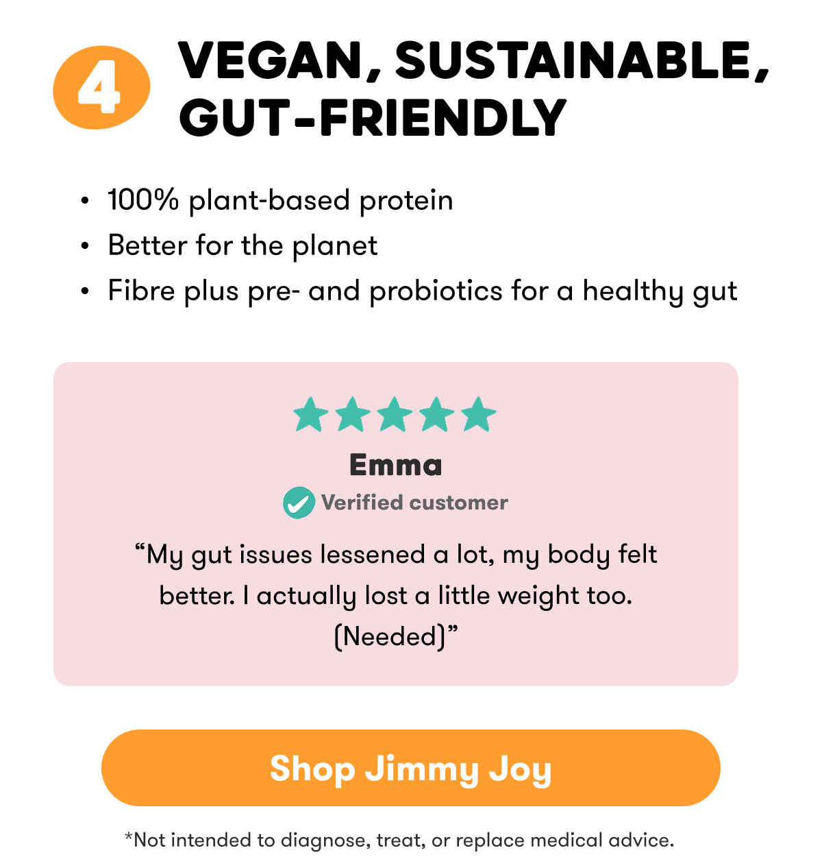 Vegan, sustainable, gut-friendly