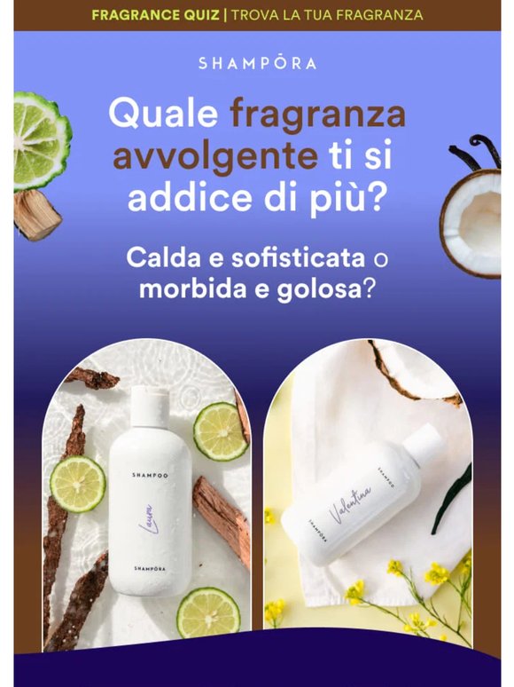 Quiz fragranza! 🥥 🍋 Qual è la tua?