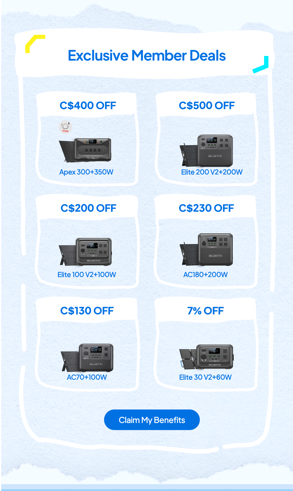 BLUETTI exclusive member deals