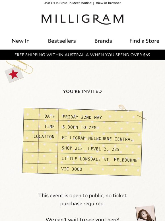 Event Reminder: Martina Calvi book signing