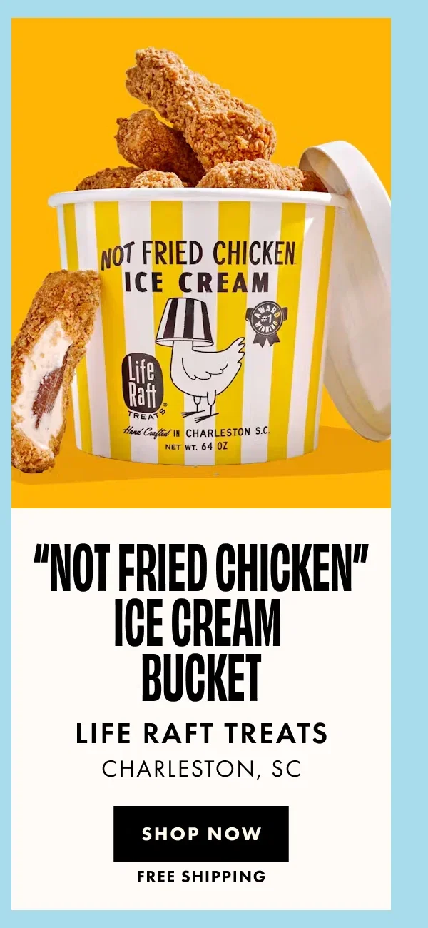Not Fried Chicken Ice Cream Bucket