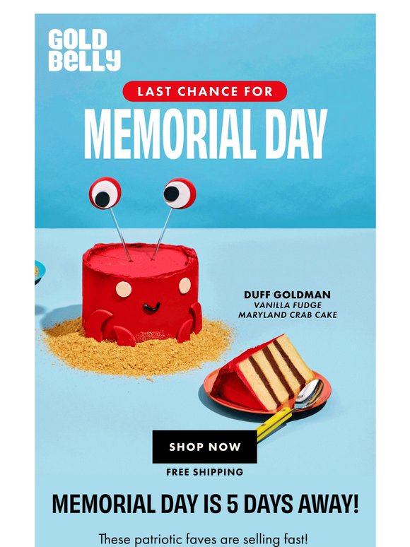 🇺🇸 LAST CHANCE for Memorial Day!