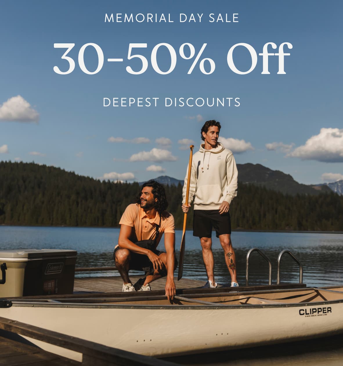 Deepest Discounts 30-50% off