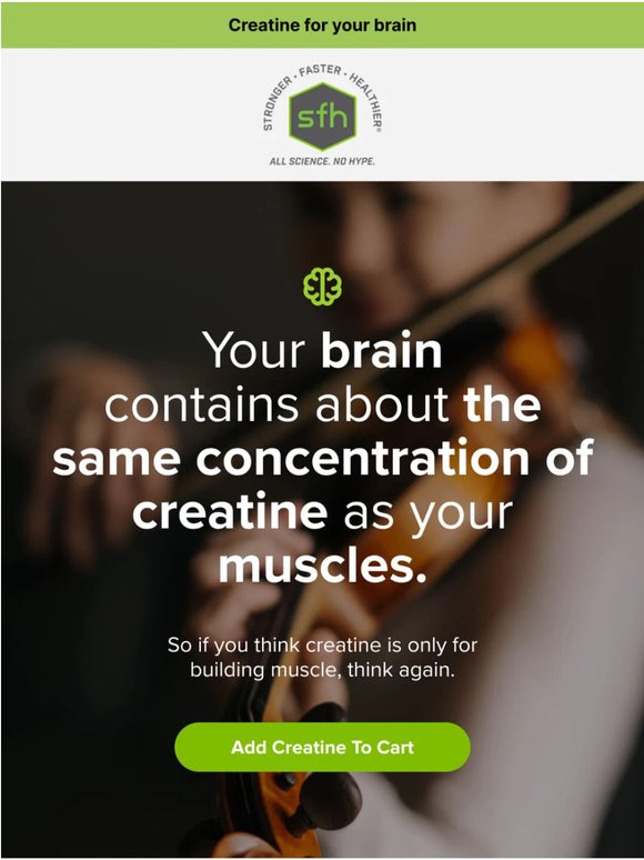 Creatine Isn't Just for Athletes