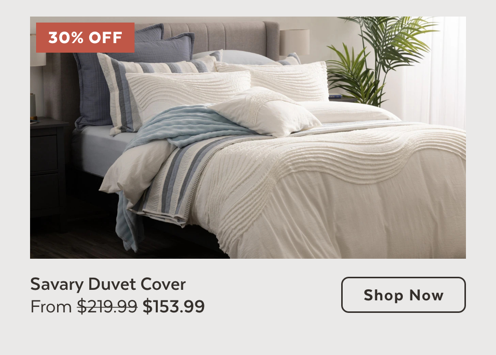 Savary Duvet Cover 30% OFF!