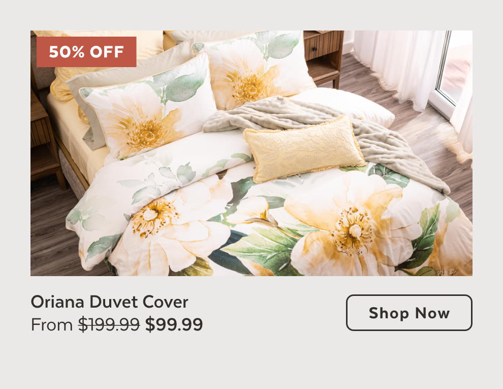 Oriana Duvet Cover 50% OFF!