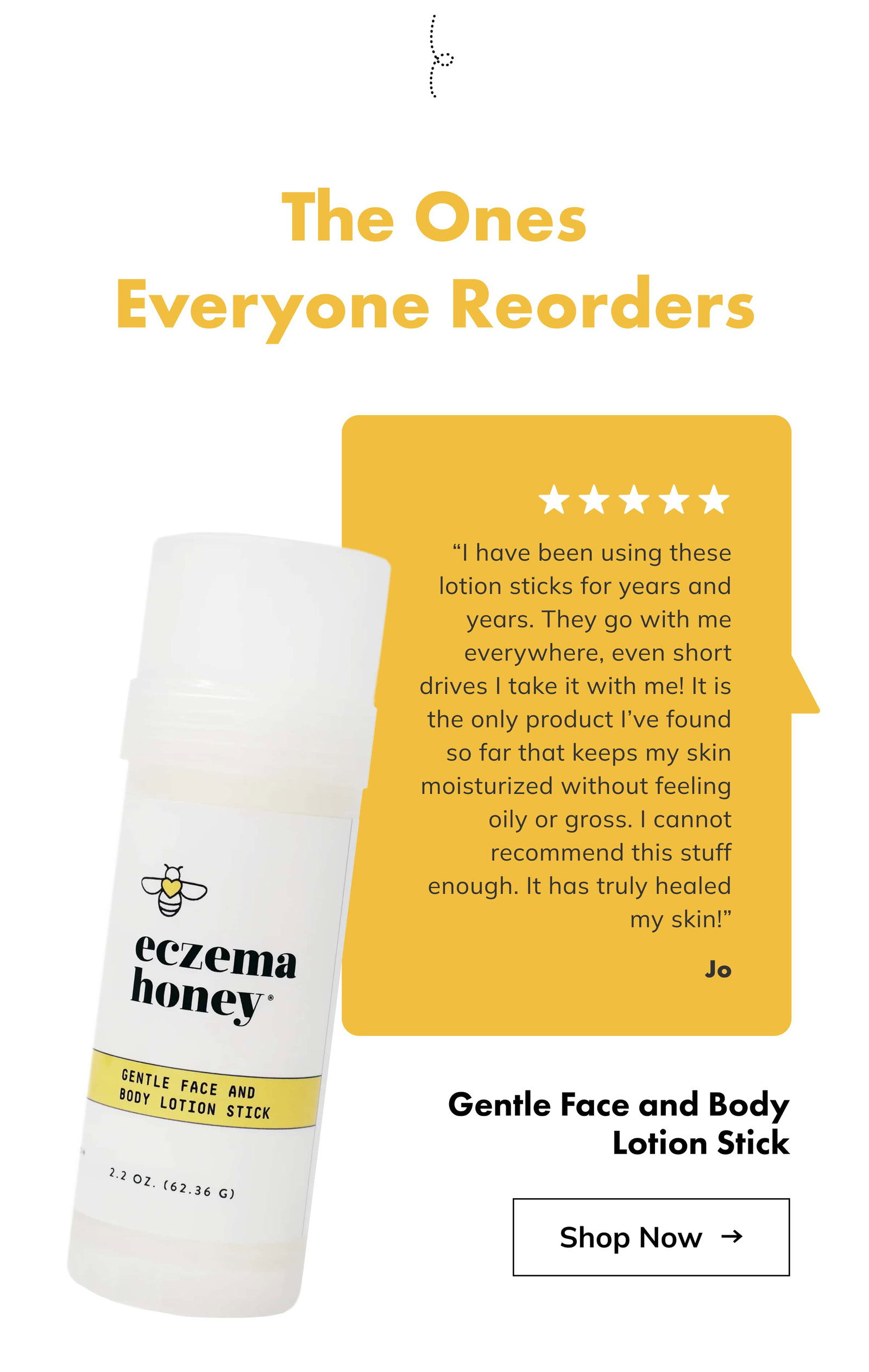 Gentle Face and Body Lotion Stick
