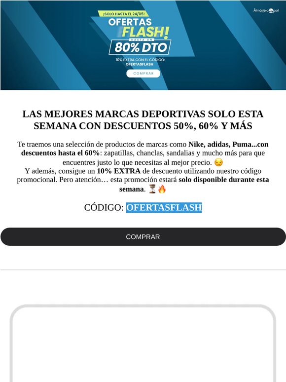 Ofertas Flash! Hasta el domingo dctos. hasta el 60%💪🔥