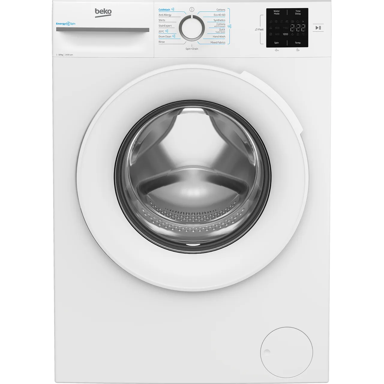 Image of Beko B3w31041w - Wasmachine - 10 Kg - 1400 Tpm - Stoomfunctie - Energieklasse A | Nieuw (outlet)