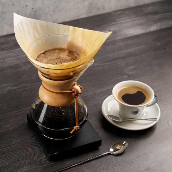 Midday Reset - Chemex with coffee