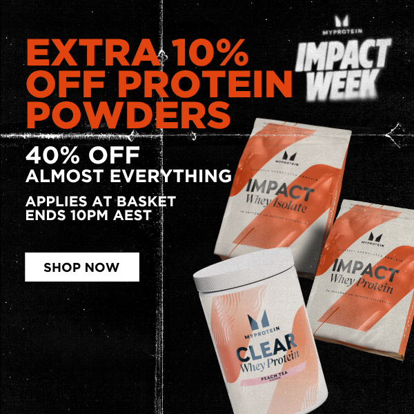 EXTRA 10% OFF PROTEINS