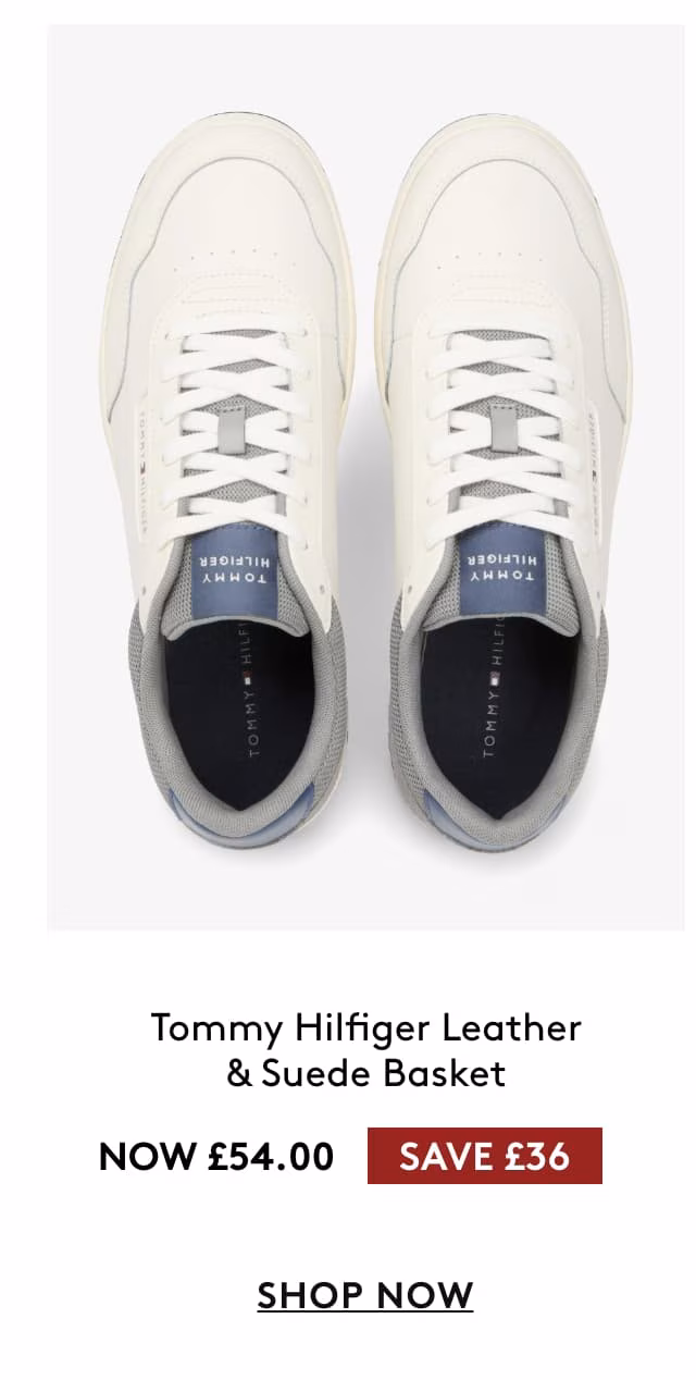 Tommy Hilfiger Leather & Suede Basket