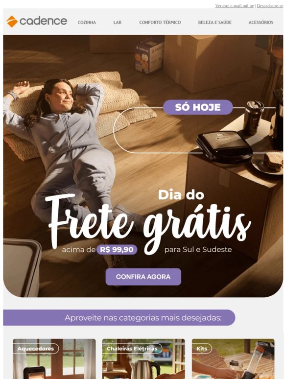 Frete Grátis Marcando Presença! ﻿🔥