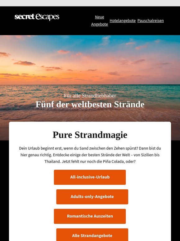 Hier sind 5 der schönsten Strände der Welt